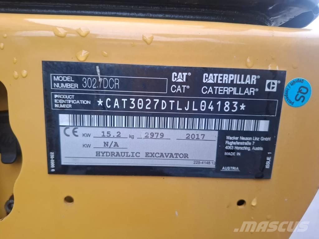 CAT 302.7 D CR Mini excavadoras < 7t