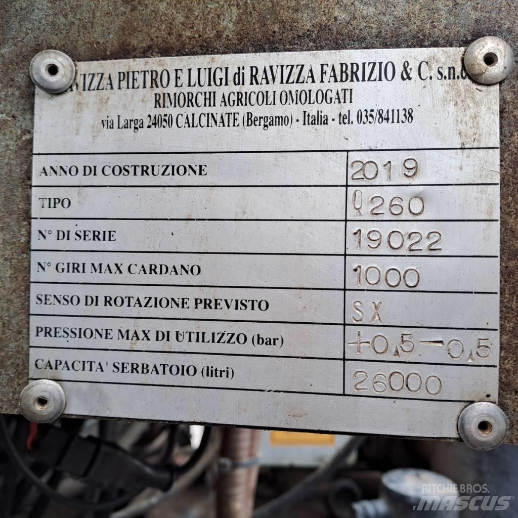  RAVIZZA CB260S4ASIB Cisternas o cubas esparcidoras de purín