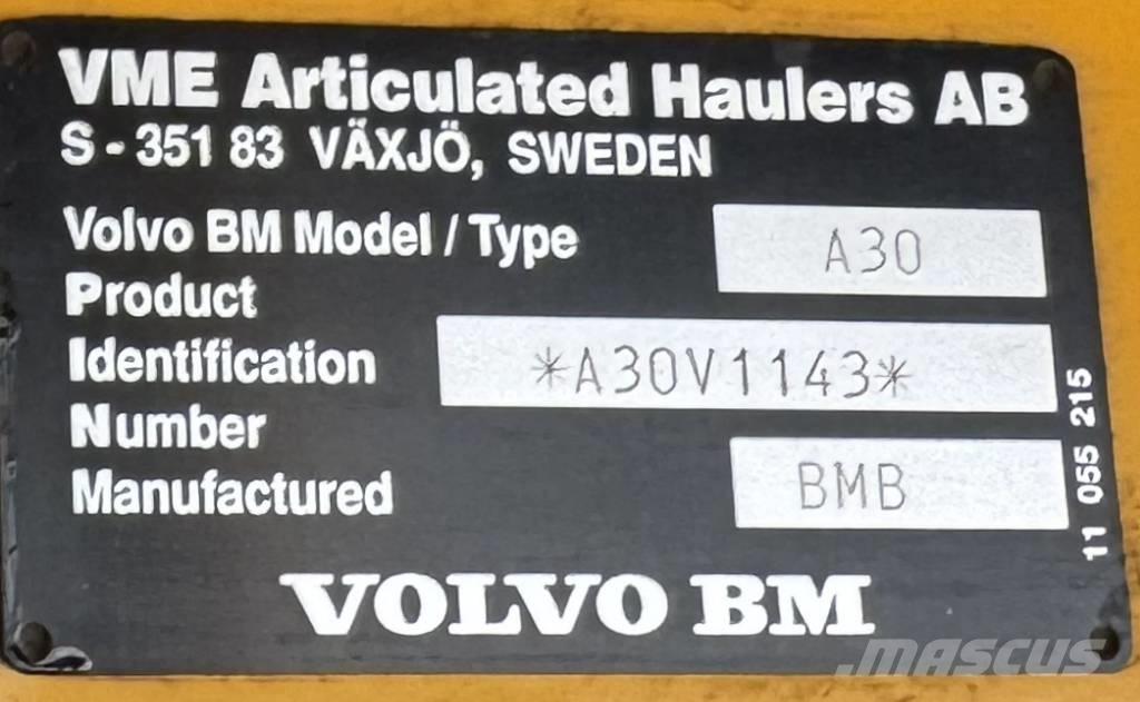 Volvo A 30 Dúmpers articulados
