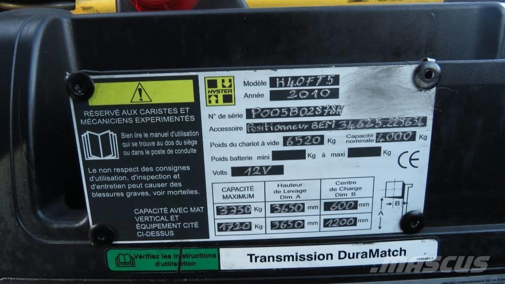 Hyster H4.0FT5 Carretillas LPG