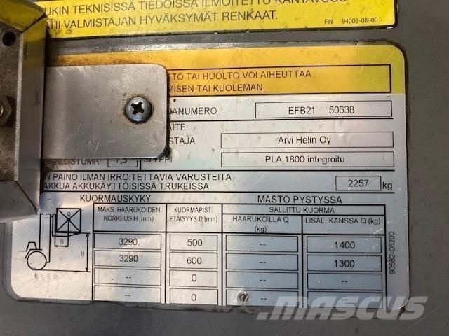 Mitsubishi FB15PNT Carretillas de horquilla eléctrica