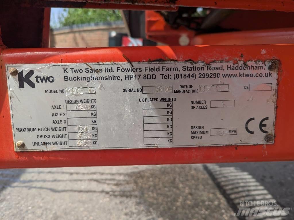 Ktwo Eco 60 Remolques esparcidores de estiércol