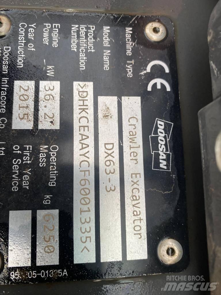 Doosan DX 63-3 Mini excavadoras < 7t