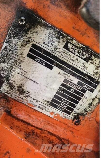 Hamm HD 120 Rodillos de doble tambor