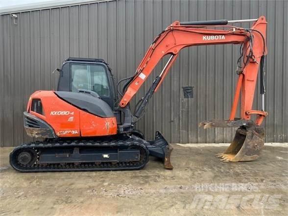 Kubota KX080-4 Excavadoras de cadenas
