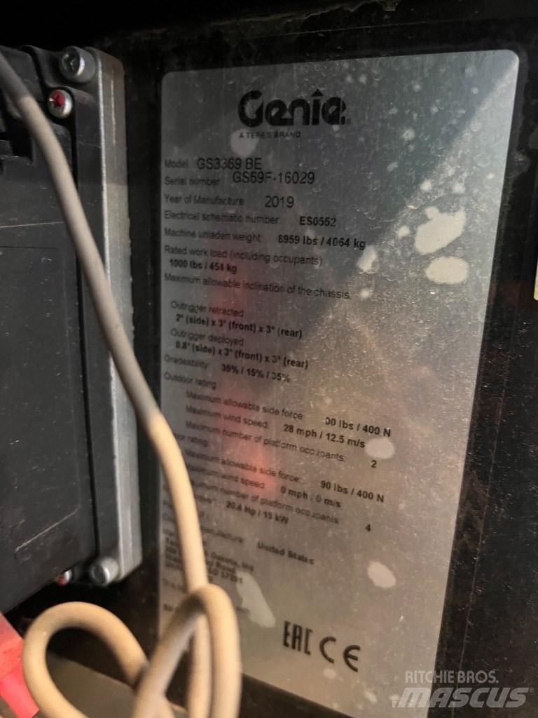 Genie GS 3369 BE Plataformas tijera