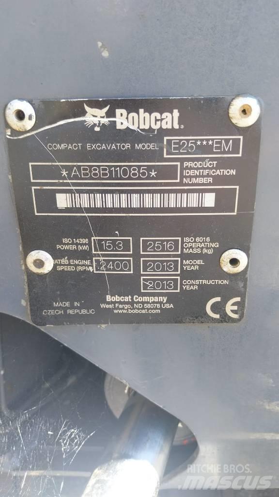 Bobcat E 25 Mini excavadoras < 7t