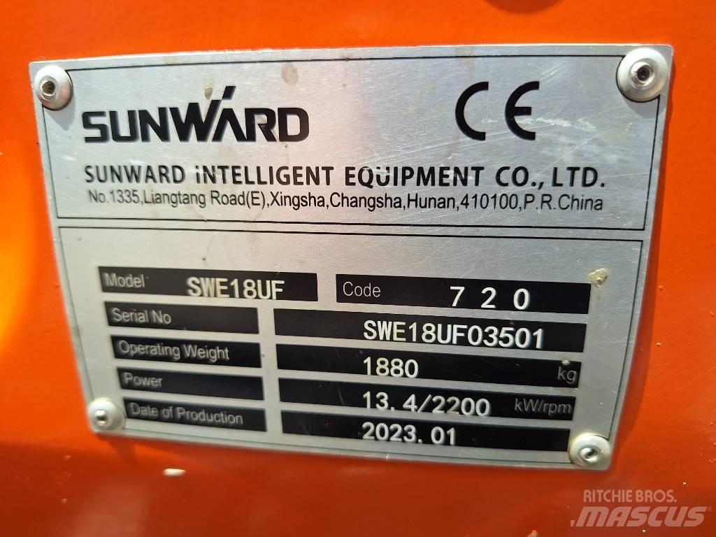 Sunward SWE 18 UF Mini excavadoras < 7t