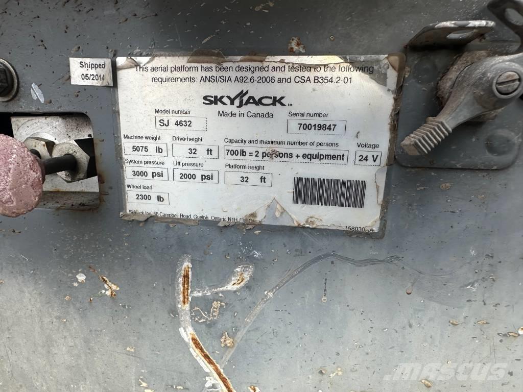 SkyJack SJ 4632 Plataformas tijera