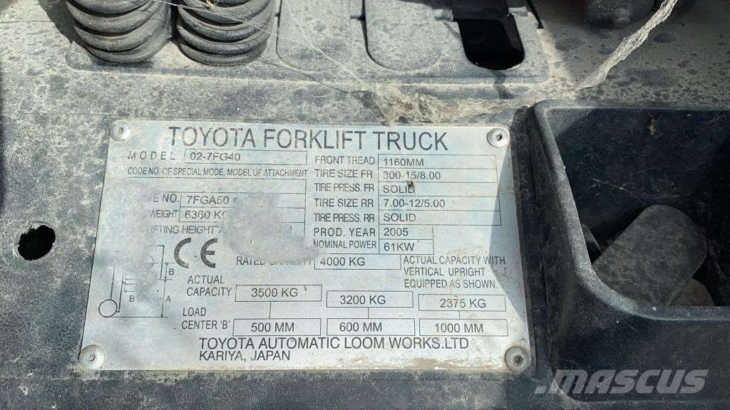 Toyota 02-7 FG 40 Carretillas LPG
