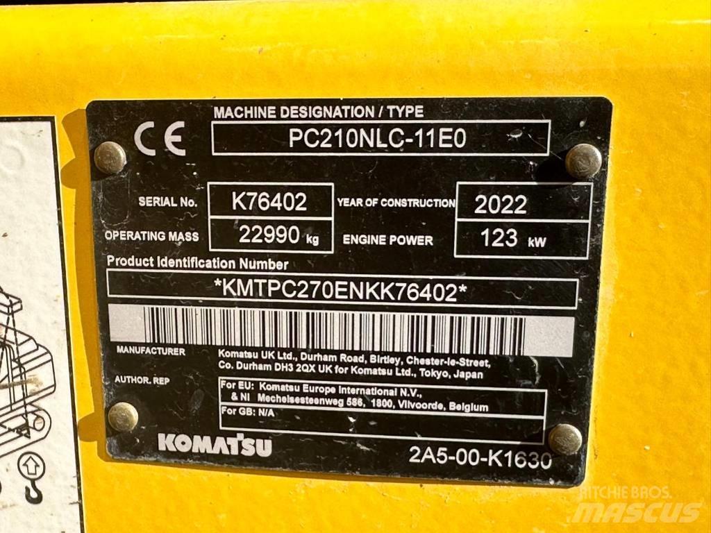 Komatsu PC 210 NLC Excavadoras de cadenas