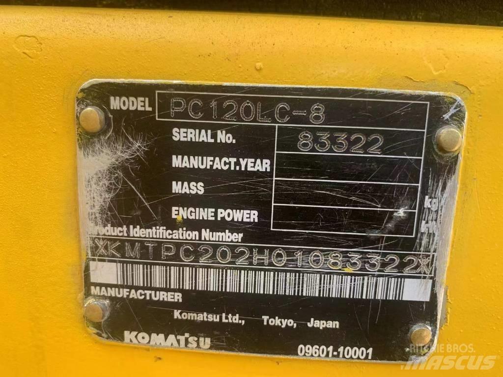 Komatsu PC 120-8 Excavadoras 7t - 12t