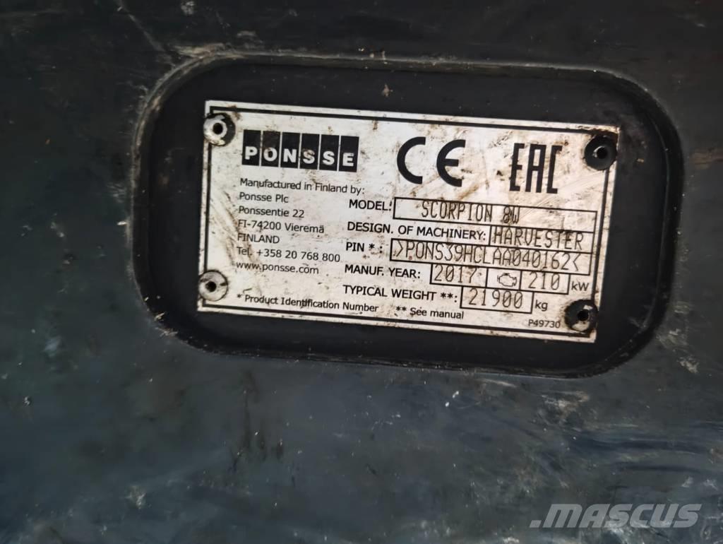 Ponsse Scorpion Cosechadoras