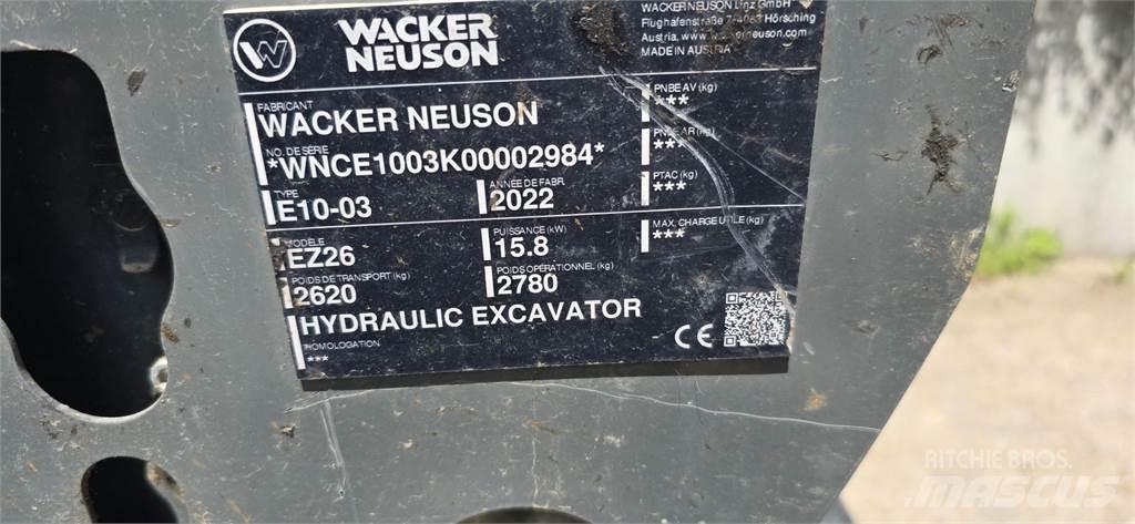 Wacker Neuson EZ26 Excavadoras de cadenas