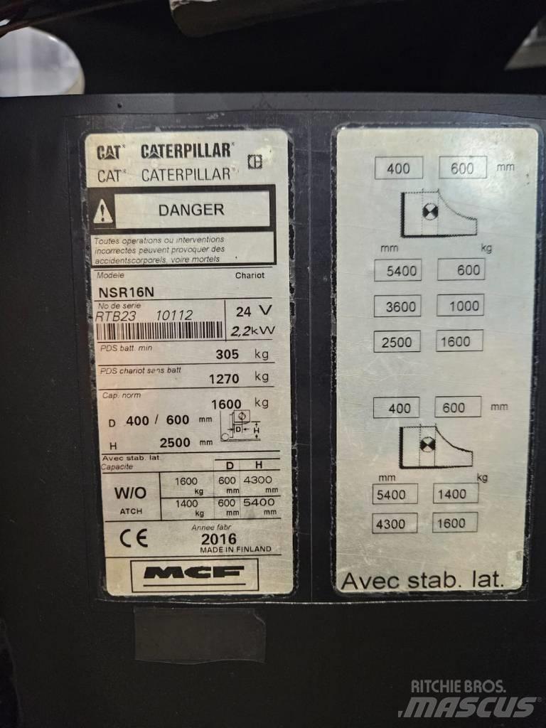 CAT NSR16N Apiladores eléctricos autopropulsados