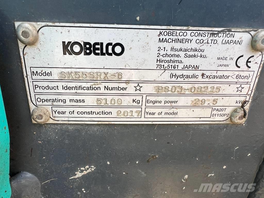 Kobelco SK 55 SRX-6 Mini excavadoras < 7t