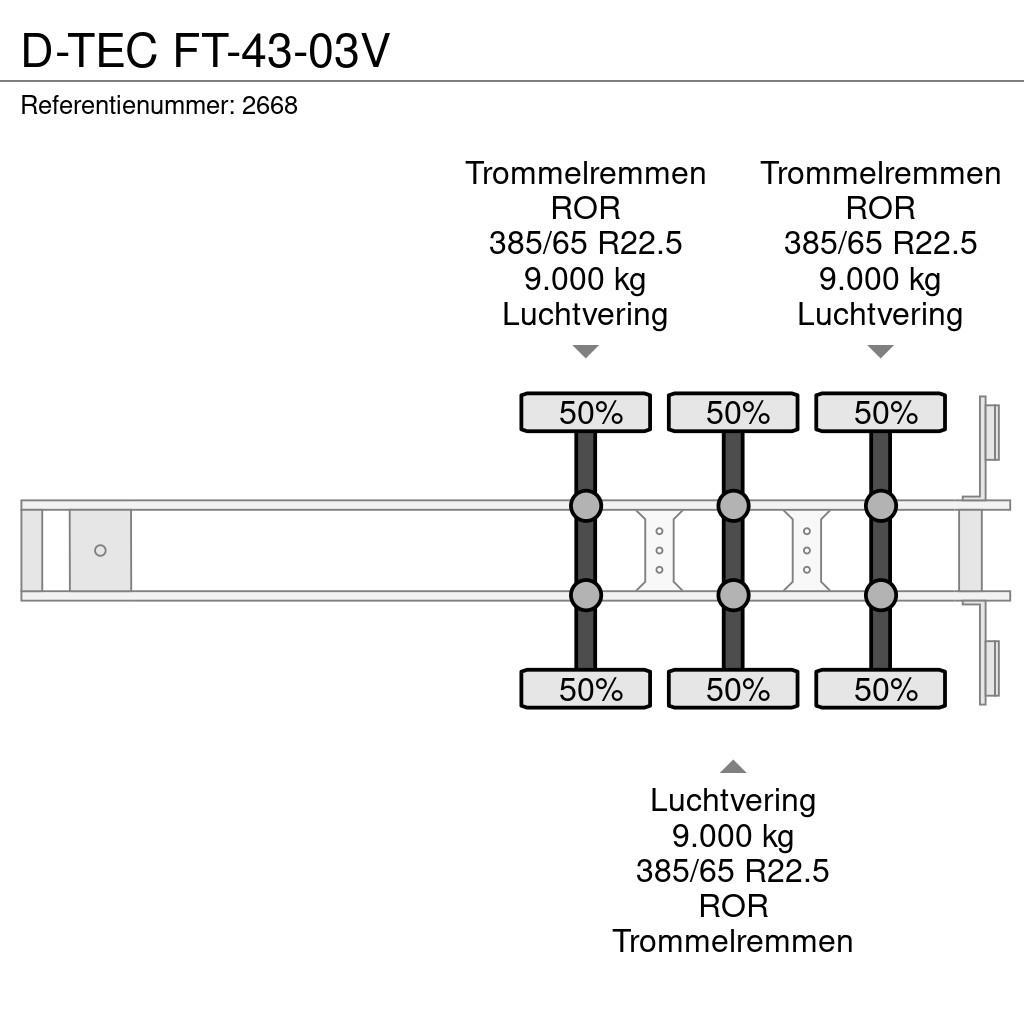 D-tec FT-43-03V Semirremolques chasis