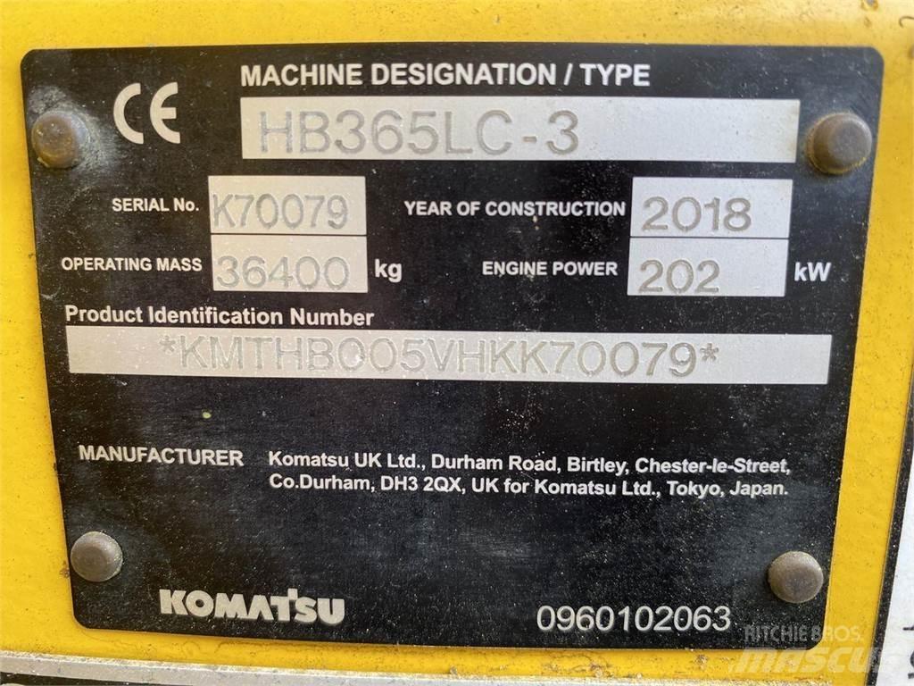 Komatsu HB365LC-3 Excavadoras de cadenas