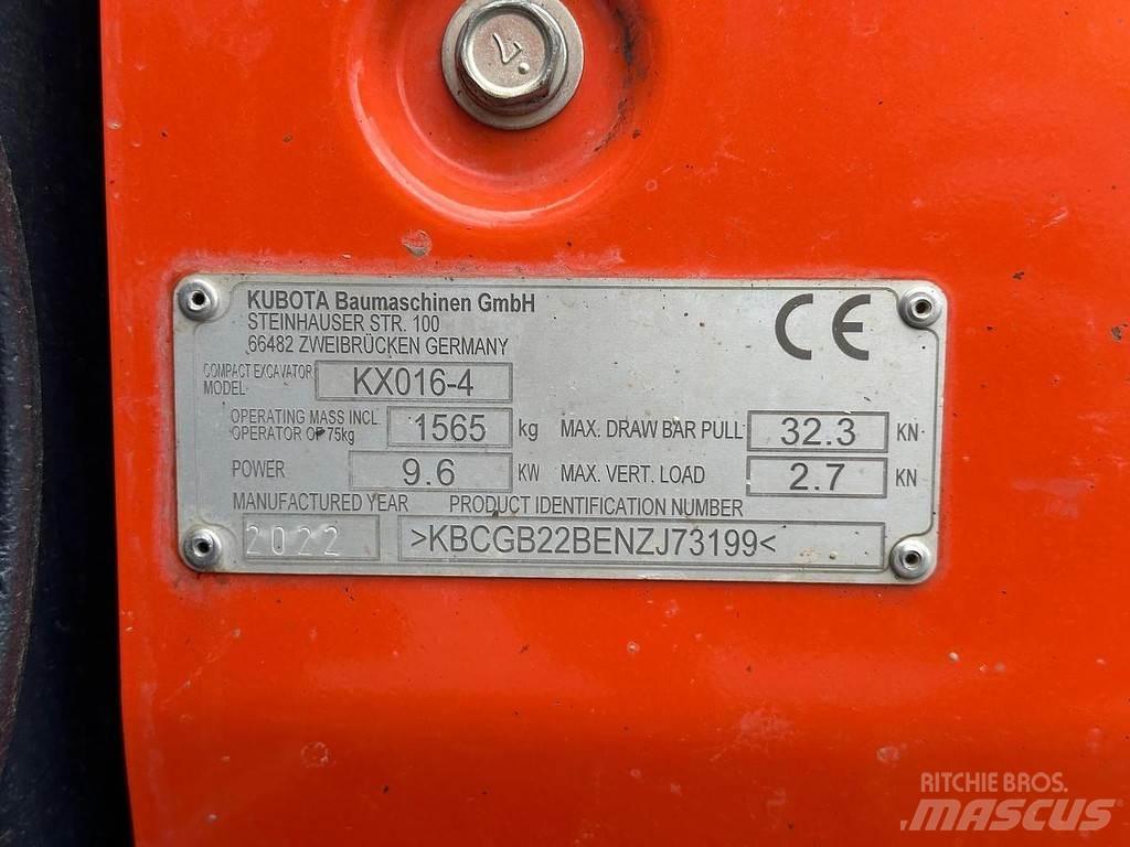 Kubota KX016-4 Mini excavadoras < 7t