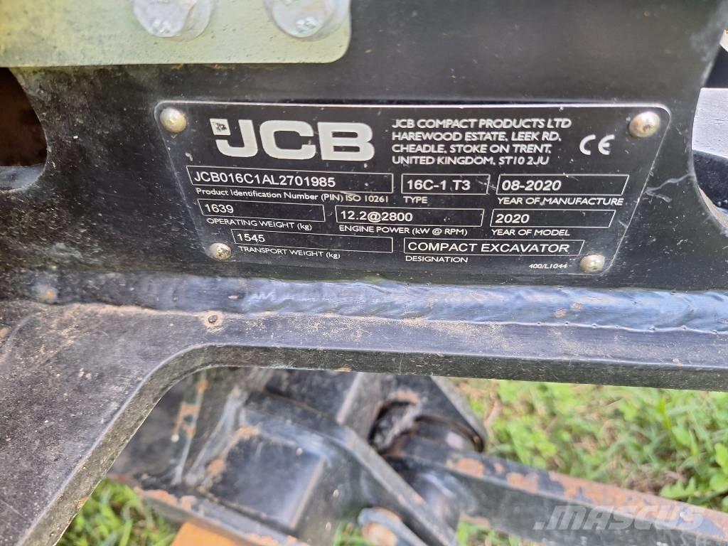 JCB 16 C-1 Mini excavadoras < 7t
