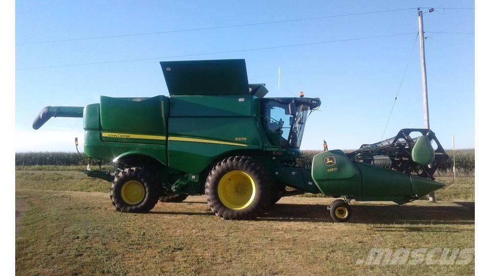 John Deere S 670 Cosechadoras combinadas