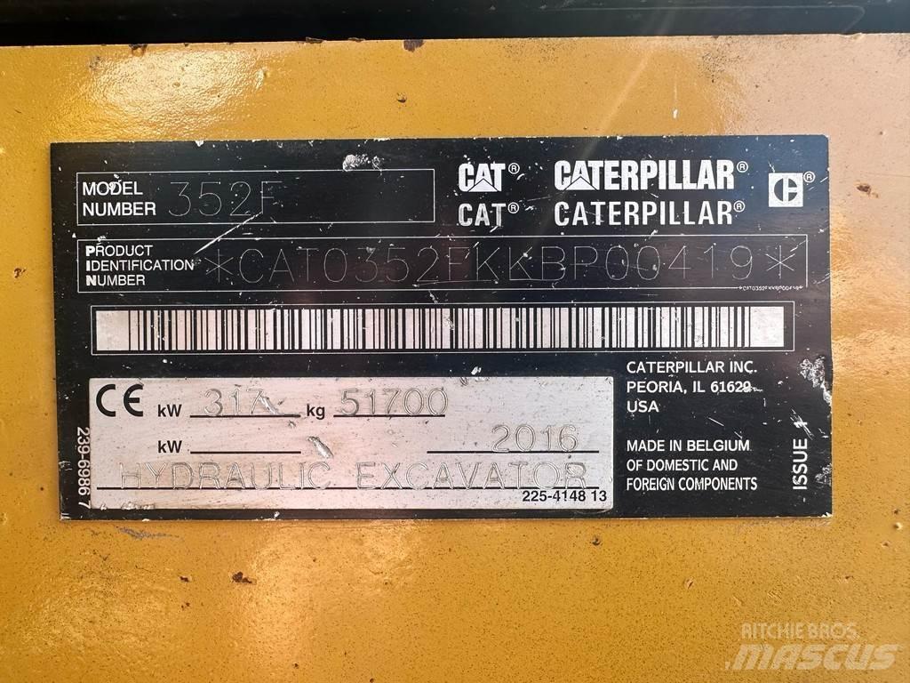 CAT 352F Excavadoras de cadenas