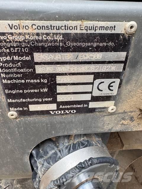 Volvo ECR58D Mini excavadoras < 7t