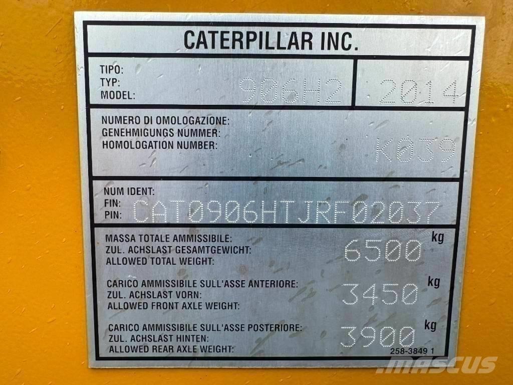 CAT 906 H 2 Cargadoras sobre ruedas