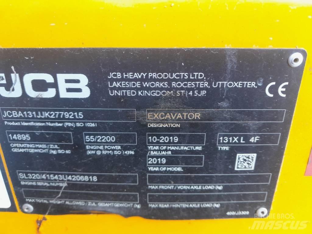 JCB 131 X Excavadoras de cadenas