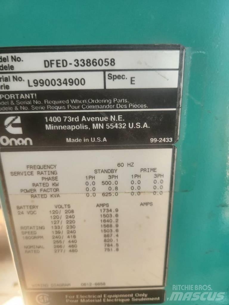 Cummins KTA19 Generadores diesel