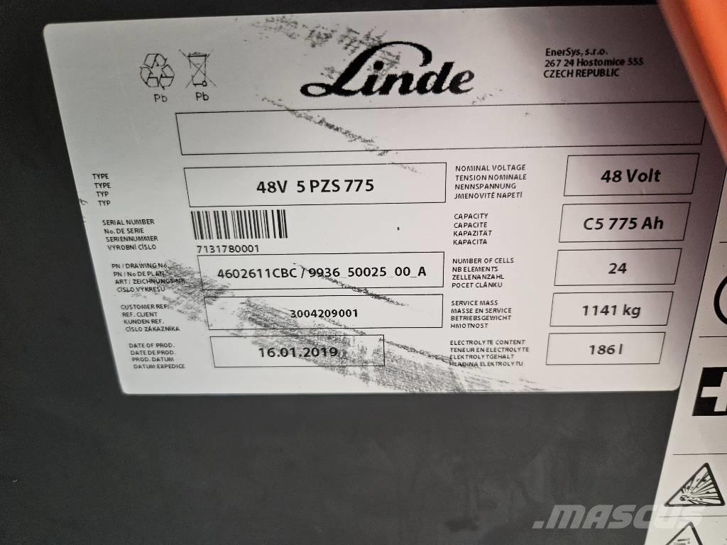 Linde R20N Apiladores eléctricos autopropulsados
