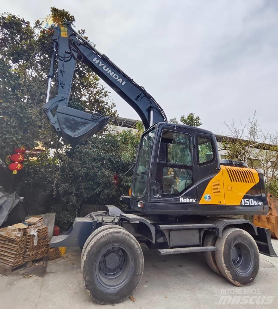 Hyundai 150w Excavadoras de ruedas