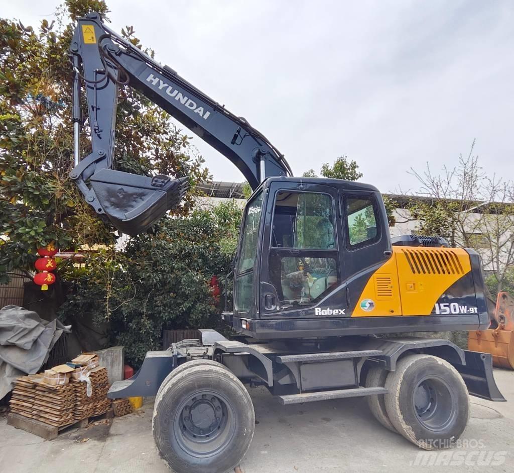 Hyundai 150w Excavadoras de ruedas