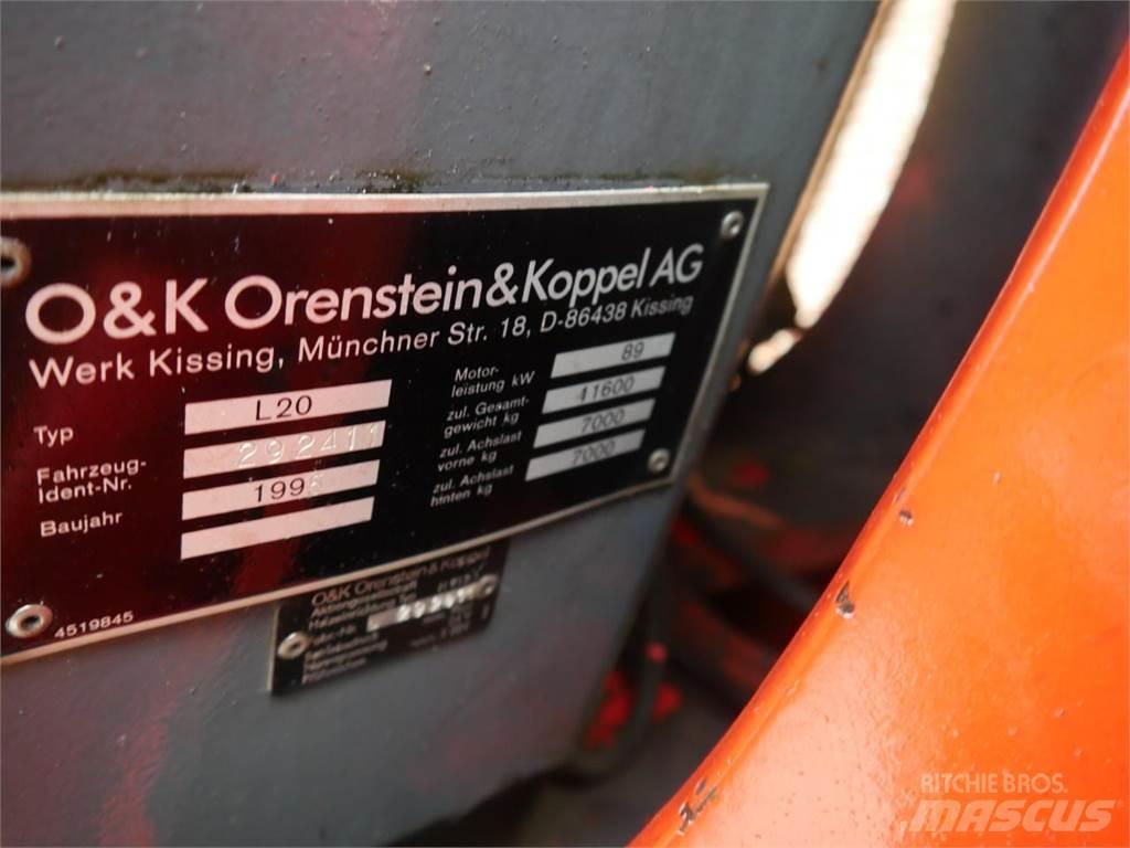 O&K L20 Cargadoras sobre ruedas