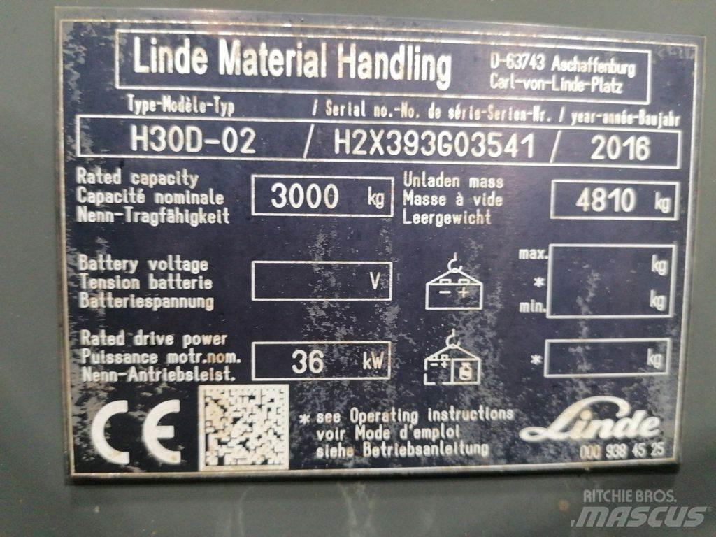 Linde H30D-02 Carretillas diesel