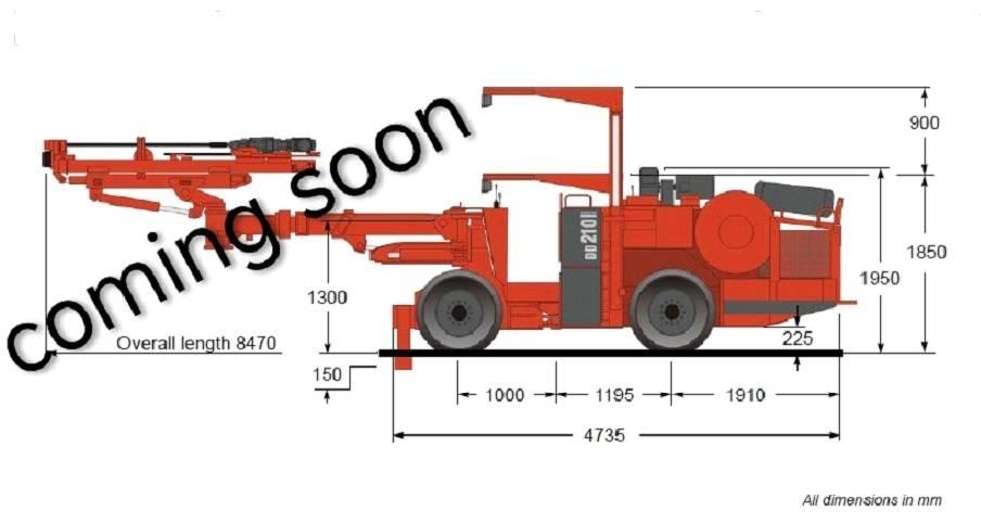 Sandvik DD 210 Perforadores de túneles y minería subterránea