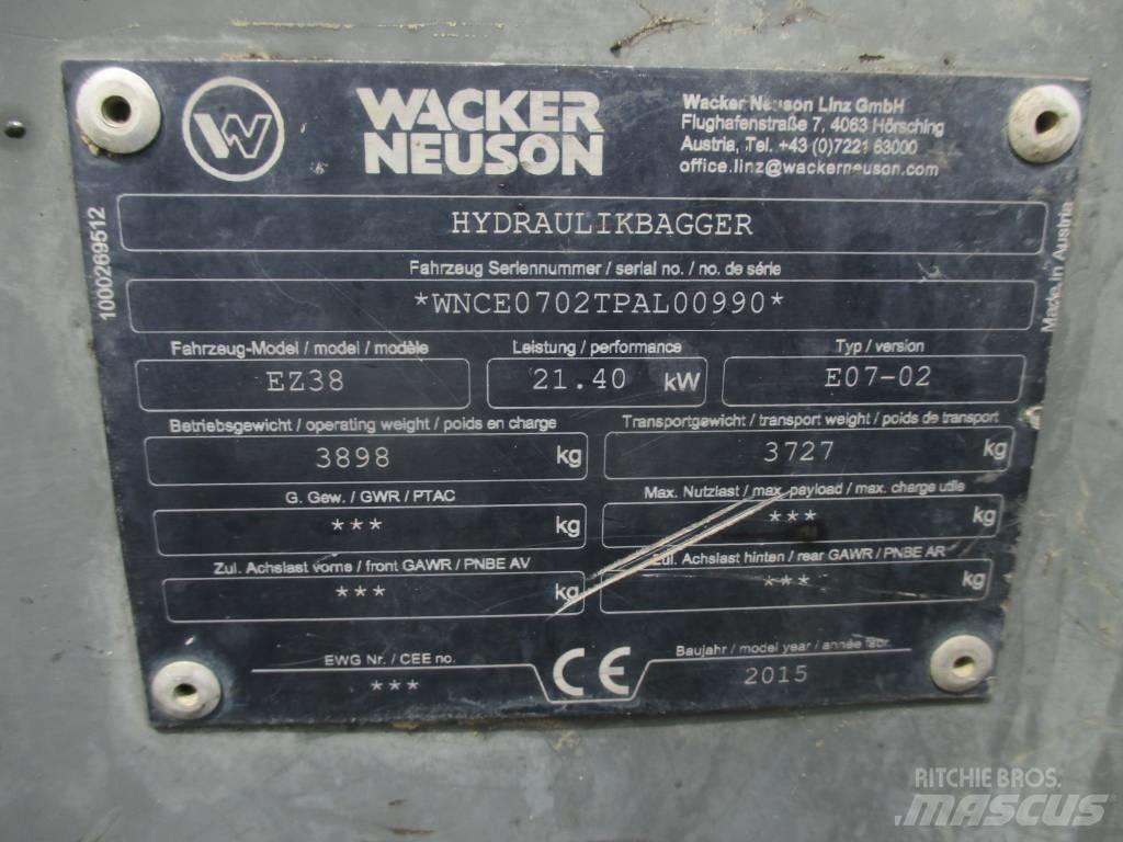 Wacker Neuson EZ 38 Excavadoras de cadenas