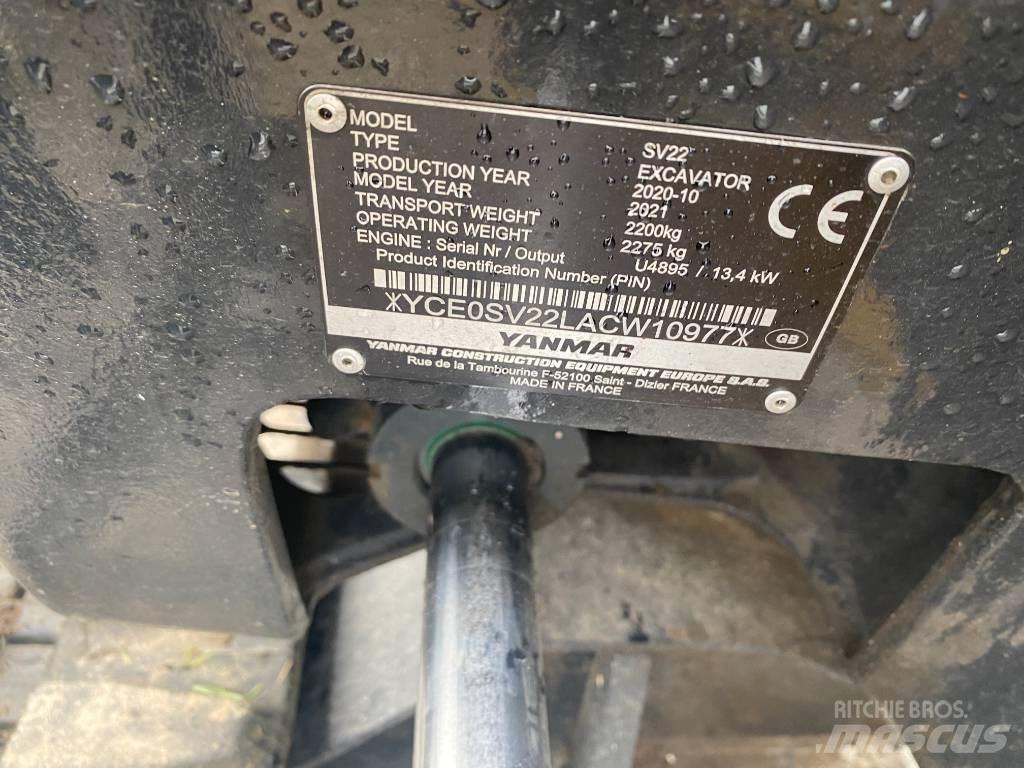 Yanmar SV 22 Mini excavadoras < 7t