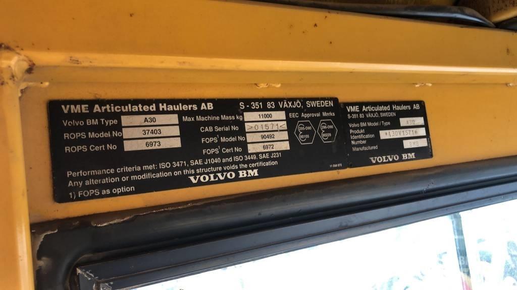 Volvo A 30 Dúmpers articulados
