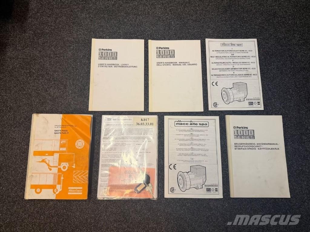 Atlas Copco QAS 78 Generadores diesel