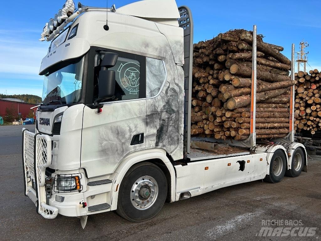 Scania R 650 Transporte de madera