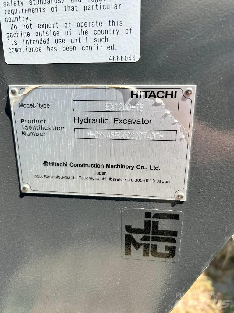 Hitachi EX 1200-7B Excavadoras de cadenas