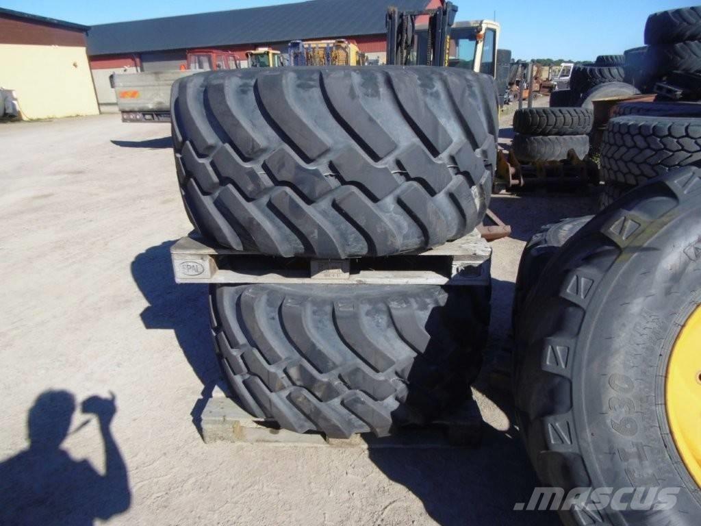  Däck Twin 600/55R Cargadoras sobre ruedas