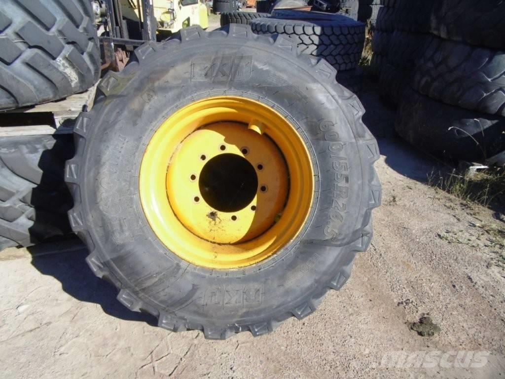  Däck Twin 600/55R Cargadoras sobre ruedas