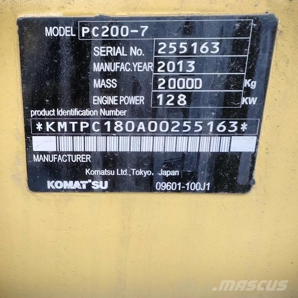 Komatsu pc200-7 Excavadoras de cadenas