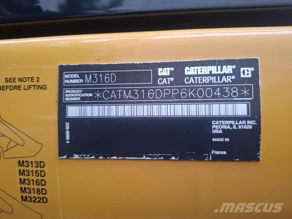 CAT 316D Excavadoras de ruedas