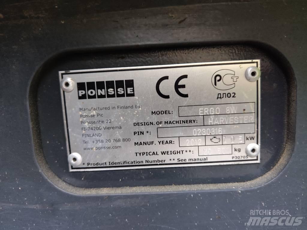 Ponsse ERGO 8W Cosechadoras