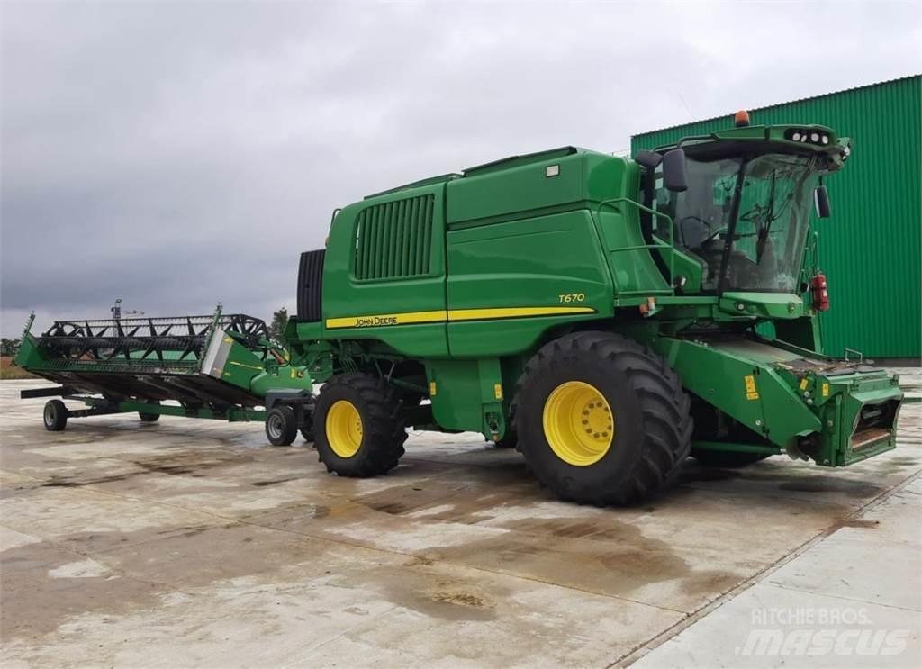 John Deere T670 Cosechadoras combinadas