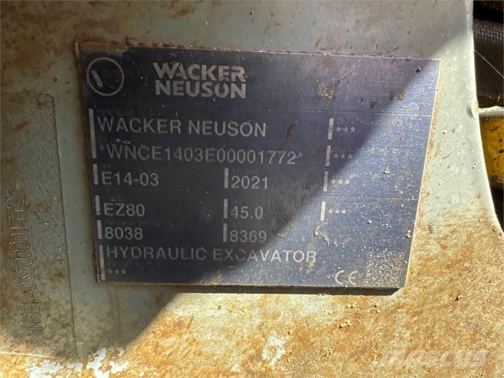 Wacker Neuson EZ80 Excavadoras de cadenas