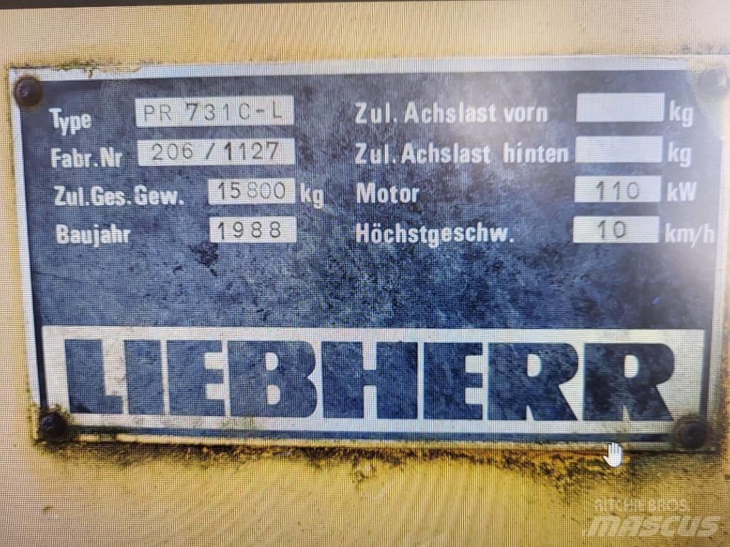 Liebherr PR 731 CL Buldozer sobre oruga